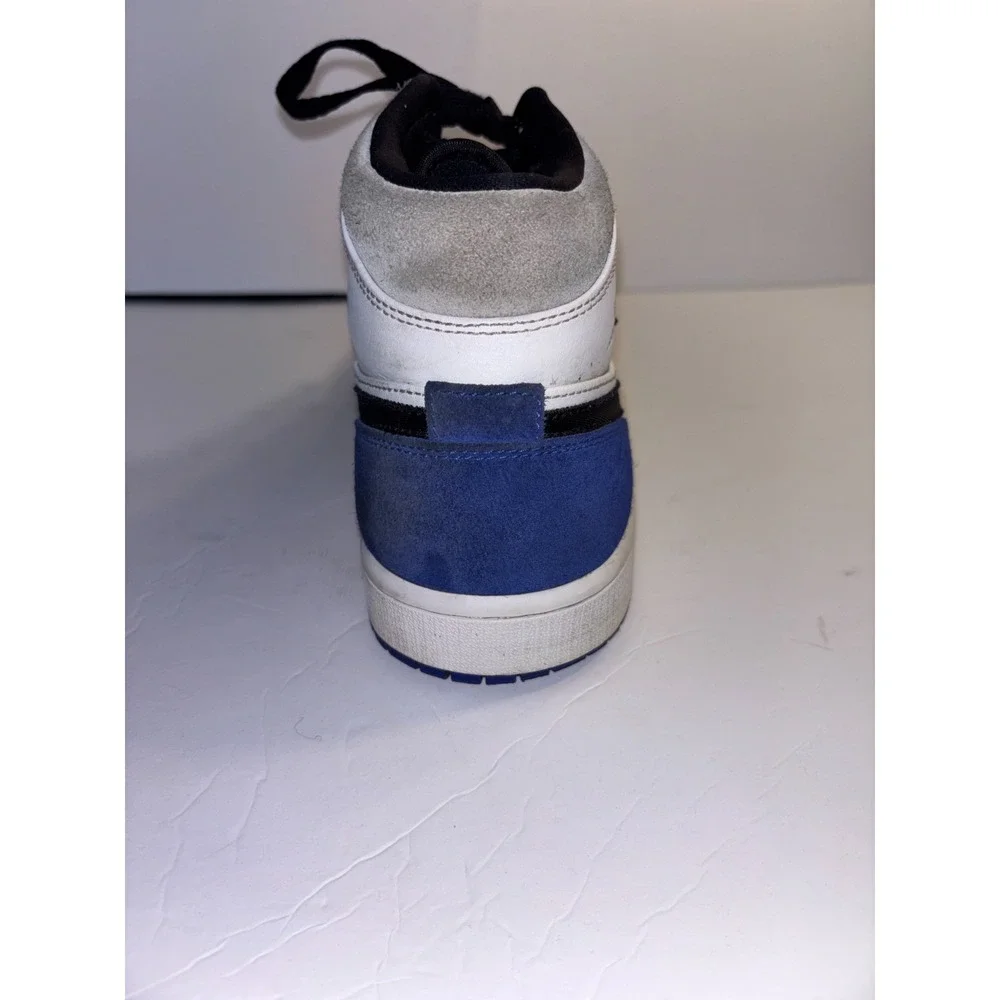 Nike Air Jordan 1 Mid SE Sneakers Mens US 10.5 Black‎ White Lace Up 852542-102